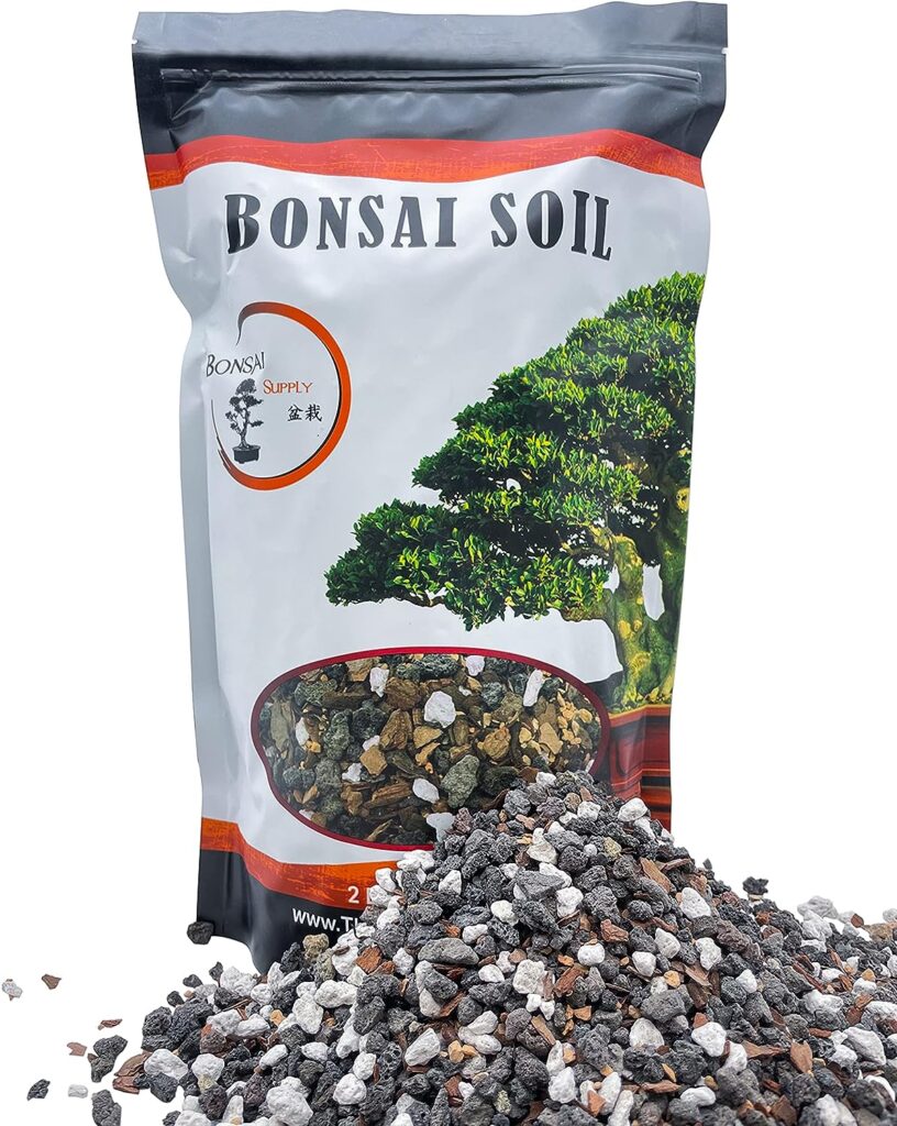 Bonsai Soil by The Bonsai Supply – 2qts. Professional Bonsai Soil Mix | Ready to use| Great for All Bonsai Tree Varieties.